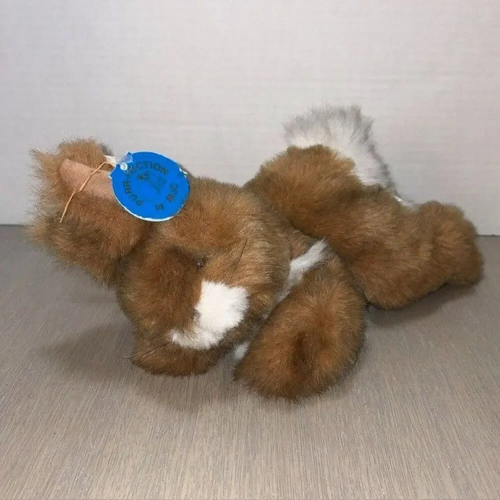 Vintage Purr-fection by MJC 1988 Baby Jasmin Brown Rabbit Plush with Tags 10